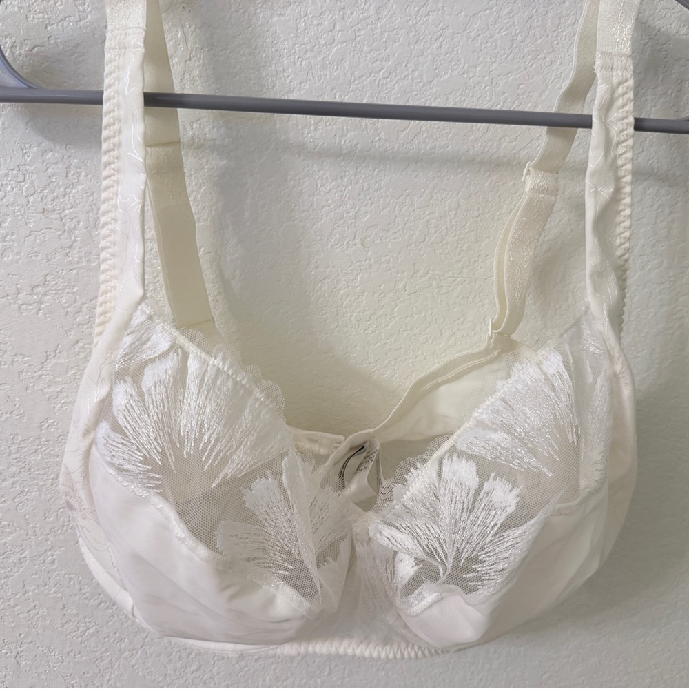 Simone perele- Manille Cream Embroidered Underwire Bra - Women's Intimates